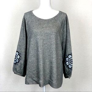 Cozy Detail Sweatshirt Top